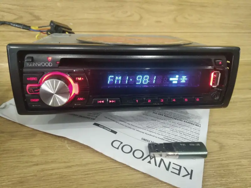 Магнитола CD MP3 USB Kenwood оригинал