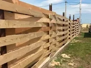 Забор плетёнка