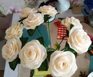 Букет из атласных лент