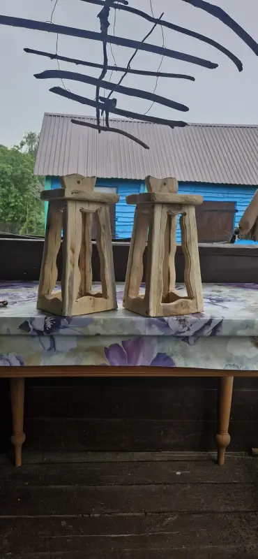 Светильник фонарь деревянный