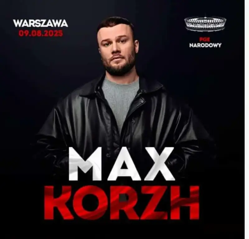 2 билета на концерт Макса Коржа в Варшаве
