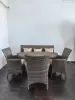 Комплект садовой уличной мебели плетеной из искусственного ротанга