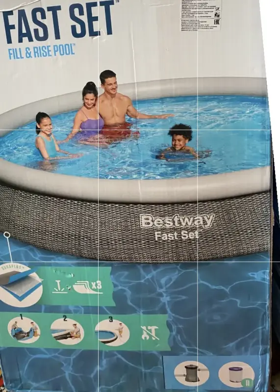 Бассейн Bestway Fast Set 57313. Новый.