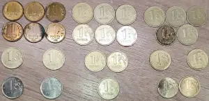 1 рубль 1992-2014 М и ММД, СПМД