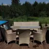 Комплект садовой уличной мебели плетенной из экоротанга