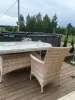 Комплект садовой уличной мебели плетенной из экоротанга