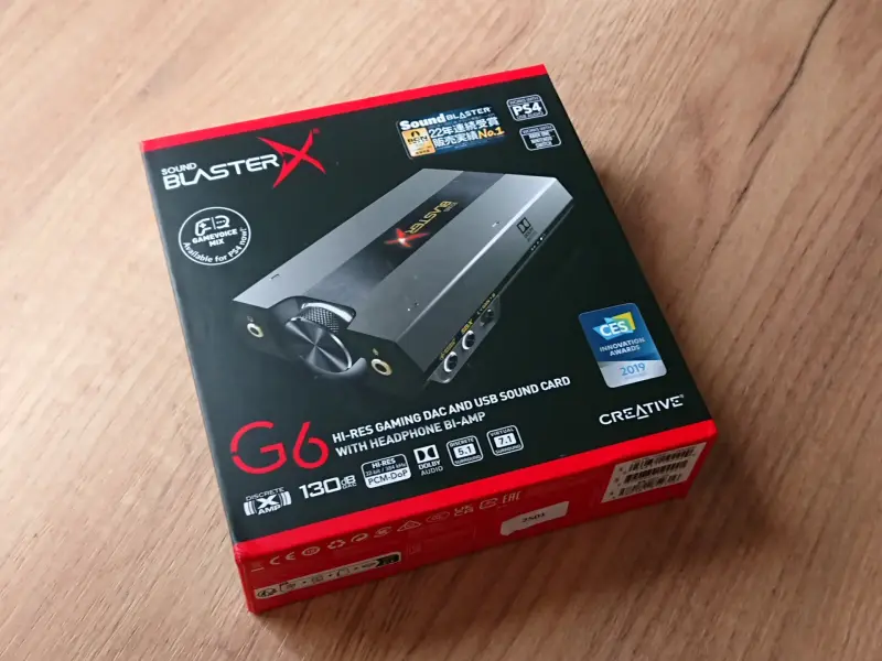 USB звуковая карта Creative Sound Blaster X G6