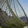 Подвесное кресло кокон Лондон с плетением из искусственного ротанга