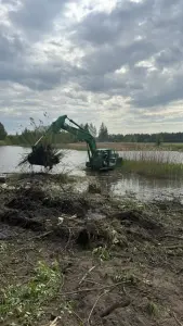 Услуги гусеничного экскаватора