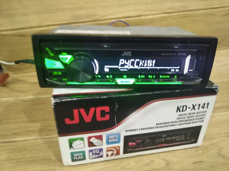 Магнитола USB JVC