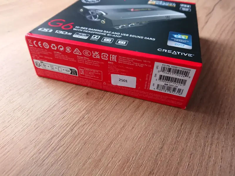 USB звуковая карта Creative Sound Blaster X G6