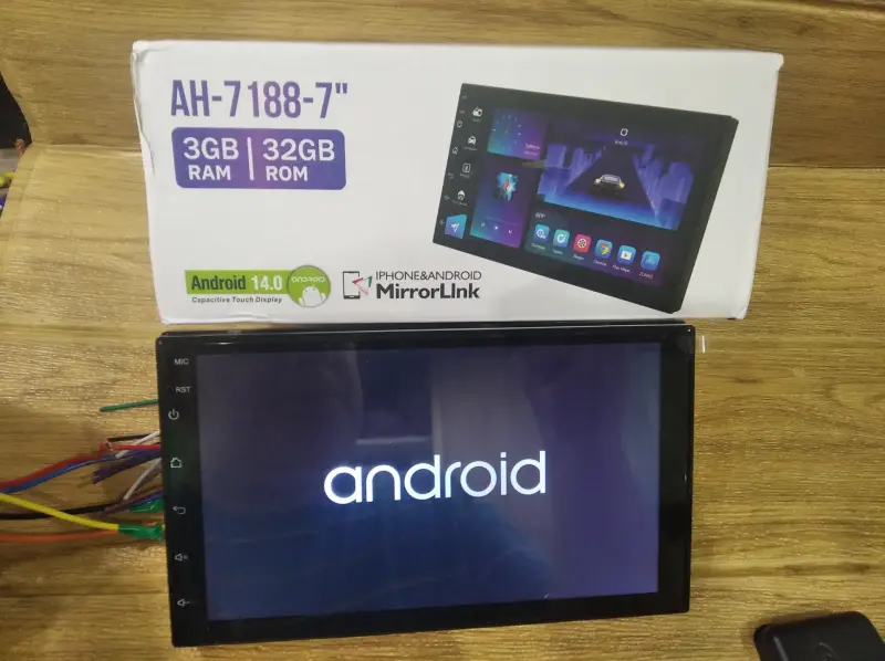 2 DIN AS. Магнитола Android, 2/32 GB 7 дюйм