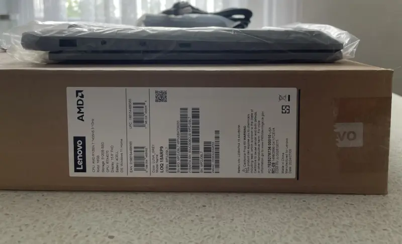 Ноовый ноутбук Lenovo LOQ15ARP9 RTX 4070, R7435HS