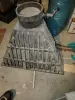 Топка -Камин чугунная, 80см - 50см, Новая
