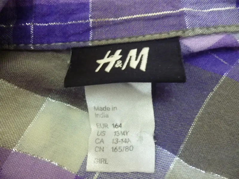 Рубашка женская подростковая H&M
