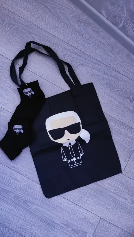 Karl lagergeld ( шоппер , носки)