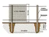 Столб заборный с крючками под Рабицу 50x2 мм h-2 м 12 шт.