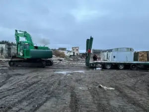 Услуги гусеничного экскаватора