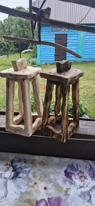 Светильник фонарь деревянный