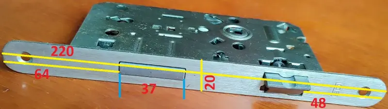Замок LOB для межкомнатных дверей