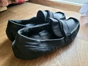 Мужские кожаные мокасины