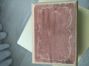 Шкатулка красная  Шкатулка. Дерево 