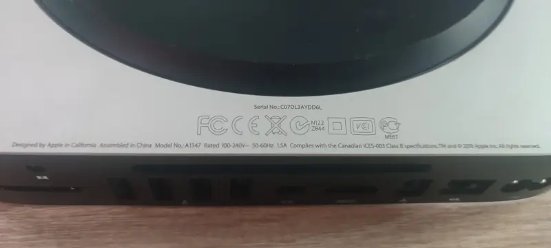 Mac mini 2010 мини компьютер