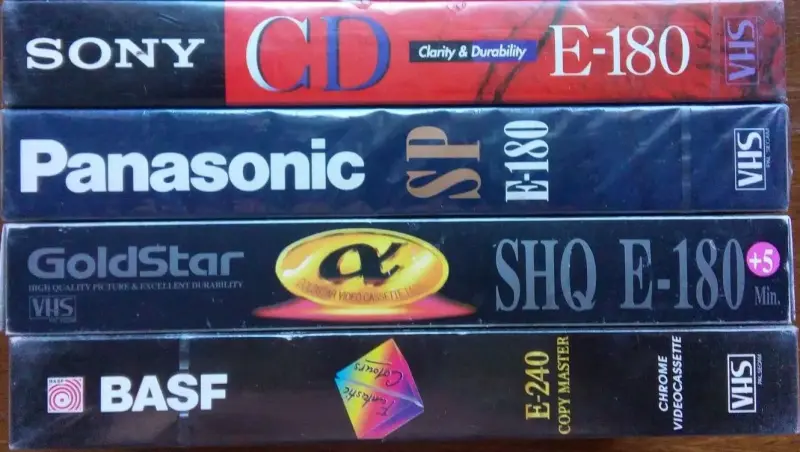Домашняя коллекция VHS-видеокассет ЛОТ-7