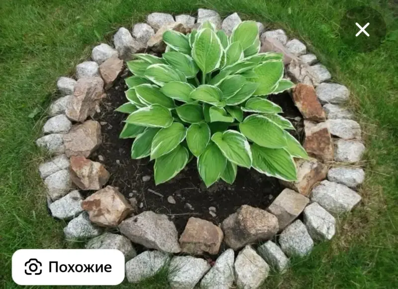 Камень полевой для клумб, дорожек, заборов