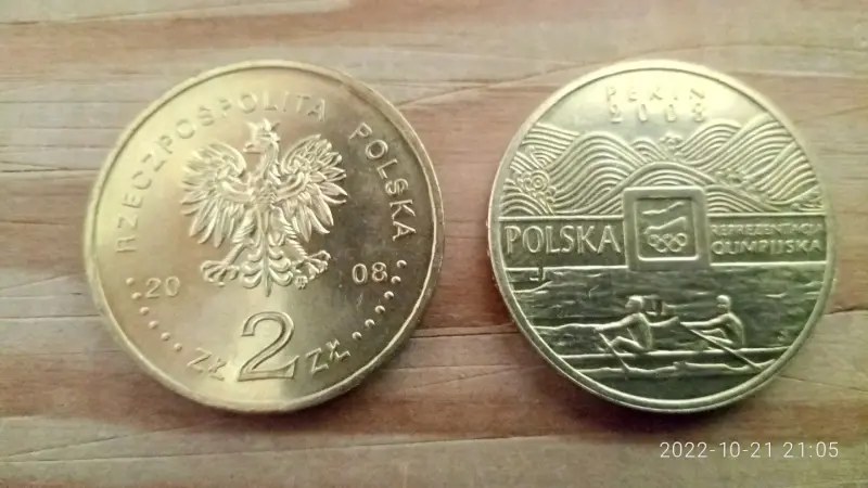 монета. Польша.