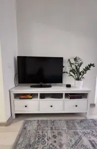 Тумба IKEA HEMNES белая морилка