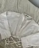 рубашка укороченная на завязках