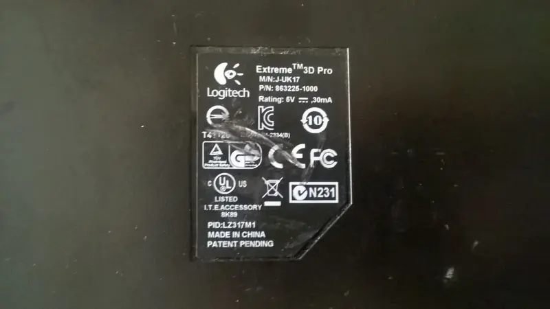 Оборудование для авиасимов Logitech Extreme 3D Pro