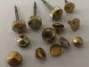 НОВЫЕ. Заводные головки. Желтые (позолоченные) 13 шт.
