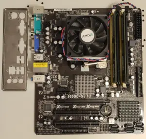Комплект ASRock 960GC-GS FX +Athlon 64 X2 4600+ +3Gb DDR2 + кулер