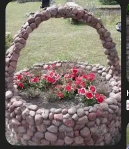 Камень полевой для клумб, дорожек, заборов