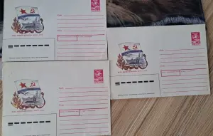 Конверты СССР с марками, новые, 5шт