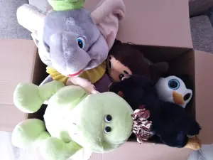 Коробка мягких игрушек
