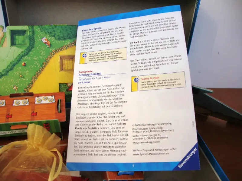 Игра Учимся торговать ТМ Ravensburger