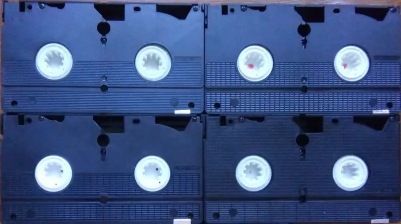 Домашняя коллекция VHS-видеокассет ЛОТ-7