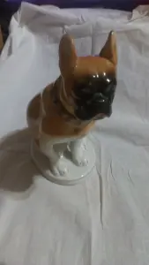 Бульдог боксер. Статуэтка СССР