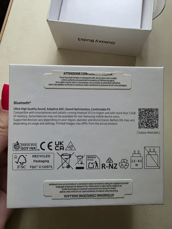 Samsung Galaxy Buds3 наушники