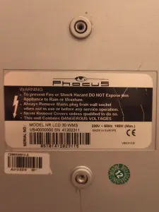 Телевизор Phocus LCD 30 WMS