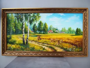 Картина Август – летний пейзаж
