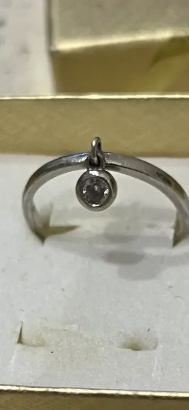 Кольцо серебро