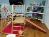 Детская комплексная площадка горка, качели