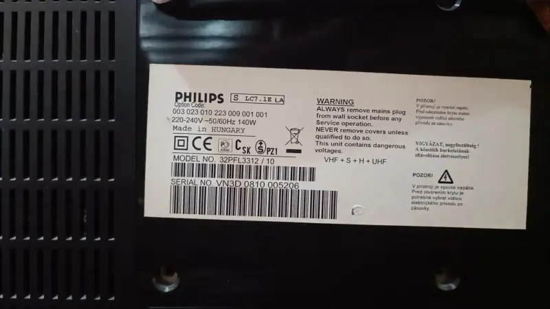 Телевизор ЖК Philips 32PFL3312/10
