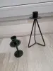 Подсвечники, большой  маленький бронзовый