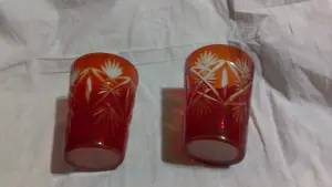 Изделия из красного стекла -СССР.