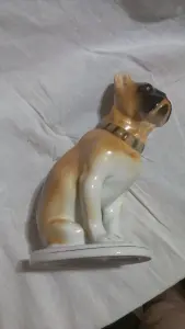 Бульдог боксер. Статуэтка СССР